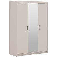 Szekrény Elena 3D tükör homokbézs