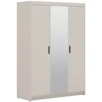 Szekrény Elena 3D tükör homokbézs