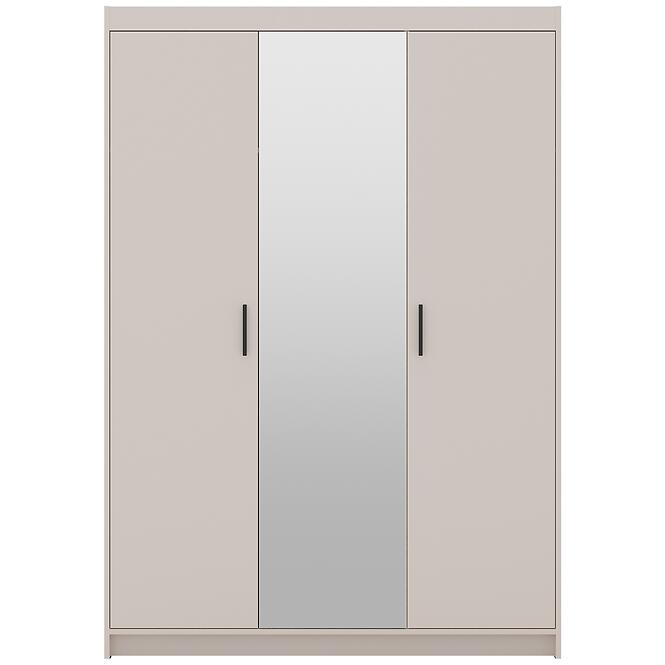 Szekrény Elena 3D tükör homokbézs,2