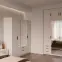 Szekrény Elena 4D 2S tükör homokbézs,7