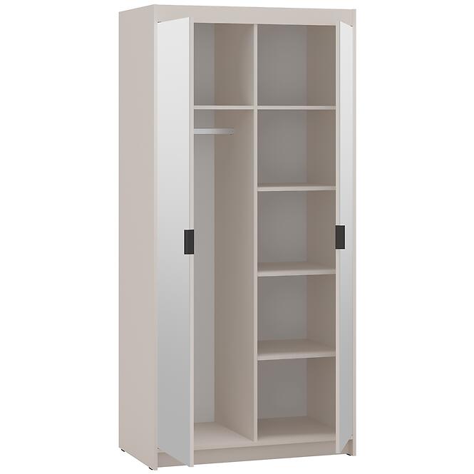 Szekrény Elena 2D tükör homokbézs