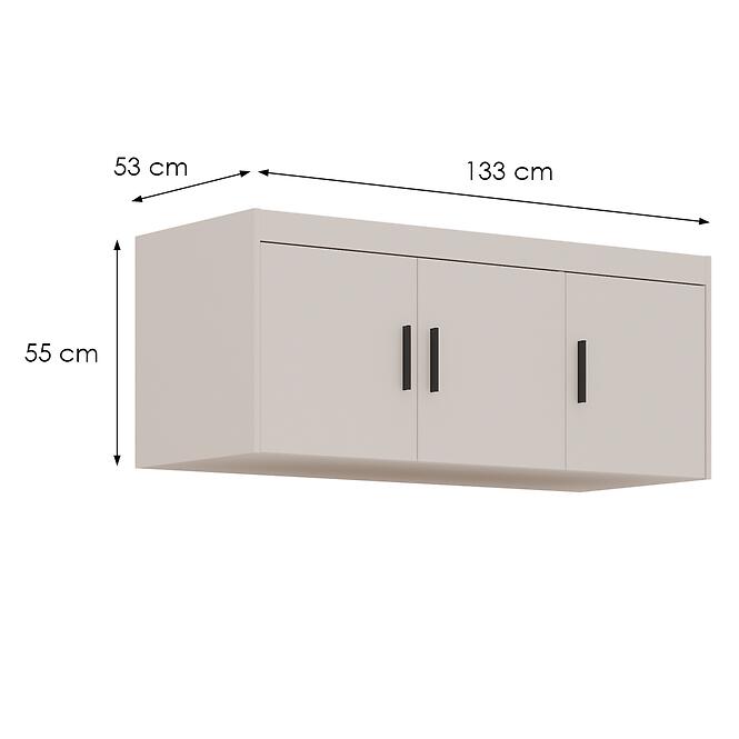 Sarokszekrény hosszabbítás Elena 3D homokbézs