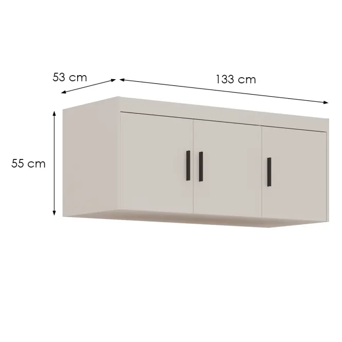 Sarokszekrény hosszabbítás Elena 3D homokbézs,3