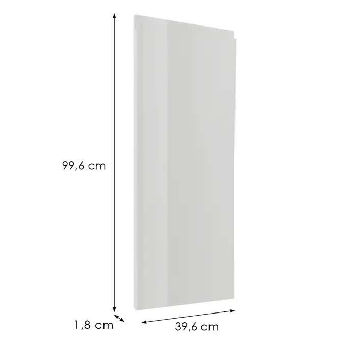 Előlap szekrény Luxeo F02-G30(72) white lak,2