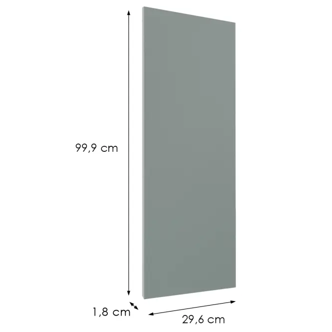 Előlap szekrény Luxeo F08-G30(72) green,2