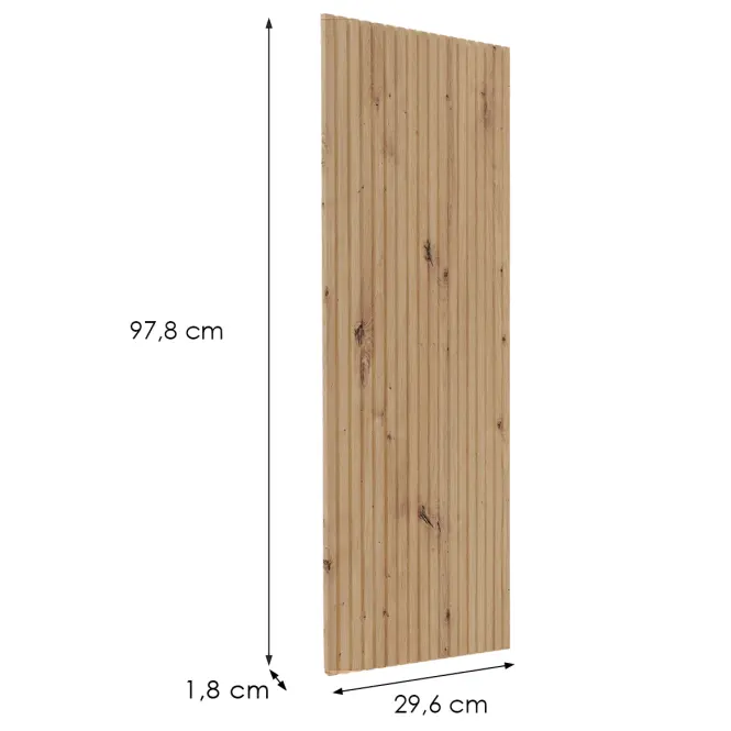 Előlap szekrény Luxeo F14-G30(100) ryfla tölgy