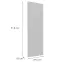 Előlap szekrény Luxeo F14-G30(100) ryfla white,2