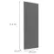 Előlap szekrény Luxeo F14-G30(72) ryfla dark grey,2