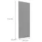 Előlap szekrény Luxeo F14-G30(72) ryfla grey,2