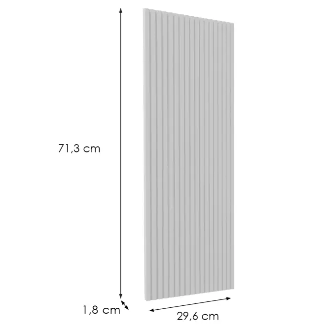 Előlap szekrény Luxeo F14-G30(72) ryfla white