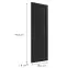 Előlap szekrény Luxeo F13-G30(100) hampton black,2