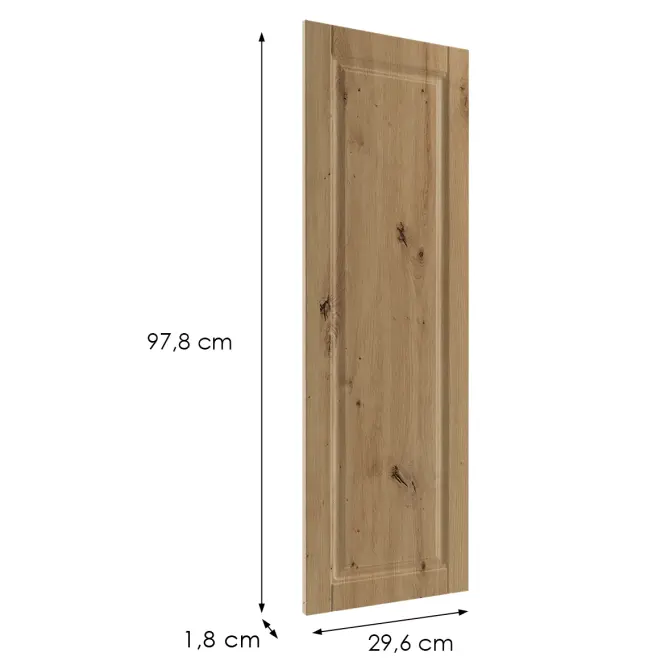 Előlap szekrény Luxeo F13-G30(100) hampton tölgy,2