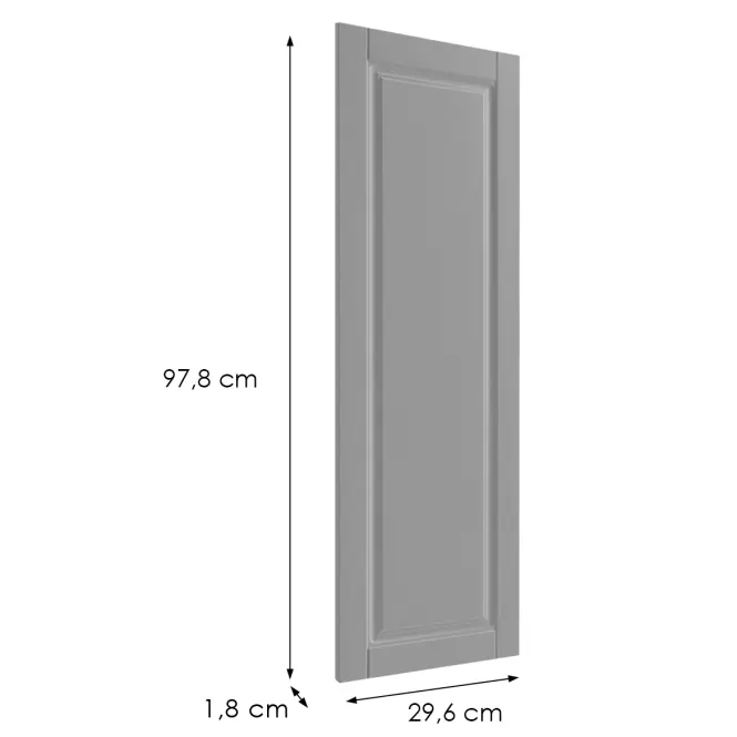 Előlap szekrény Luxeo F13-G30(100) hampton grey,2