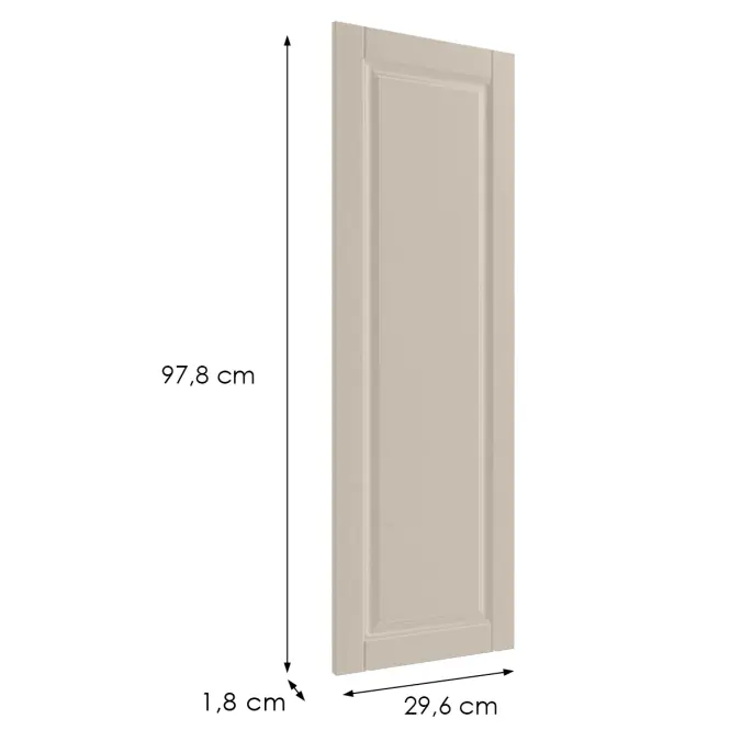 Előlap szekrény Luxeo F13-G30(100) hampton kasmír