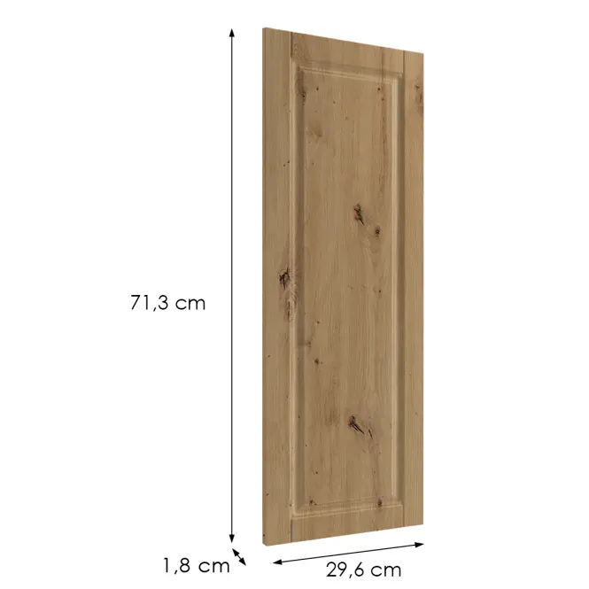 Előlap szekrény Luxeo F13-G30(72) hampton tölgy