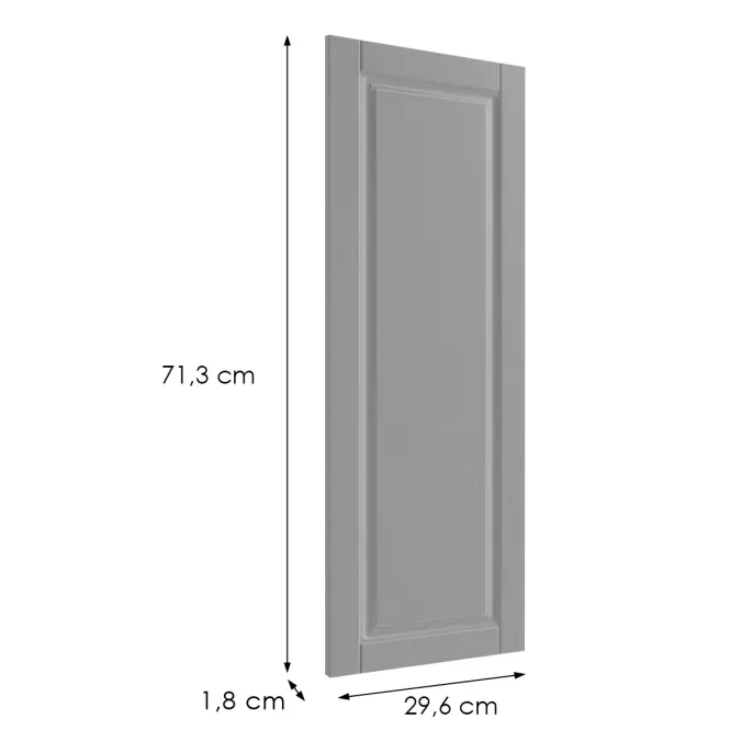 Előlap szekrény Luxeo F13-G30(72) hampton grey