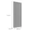 Előlap szekrény Luxeo F13-G30(72) hampton grey,2