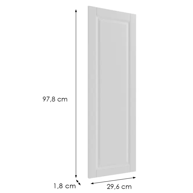 Előlap szekrény Luxeo F13-G30(100) hampton white
