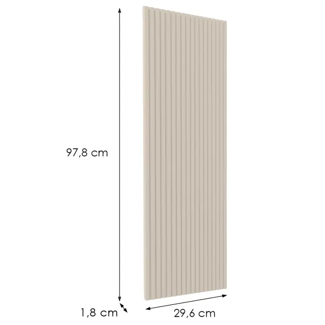 Előlap szekrény Luxeo F14-G30(100) ryfla kasmír,2