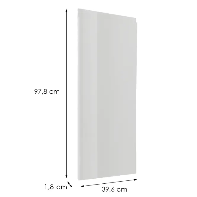 Előlap szekrény Luxeo F02-G40(100) white lak