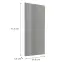 Előlap szekrény Luxeo F02-G40(72) grey lak,2