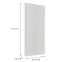 Előlap szekrény Luxeo F02-G40(72) white lak,2