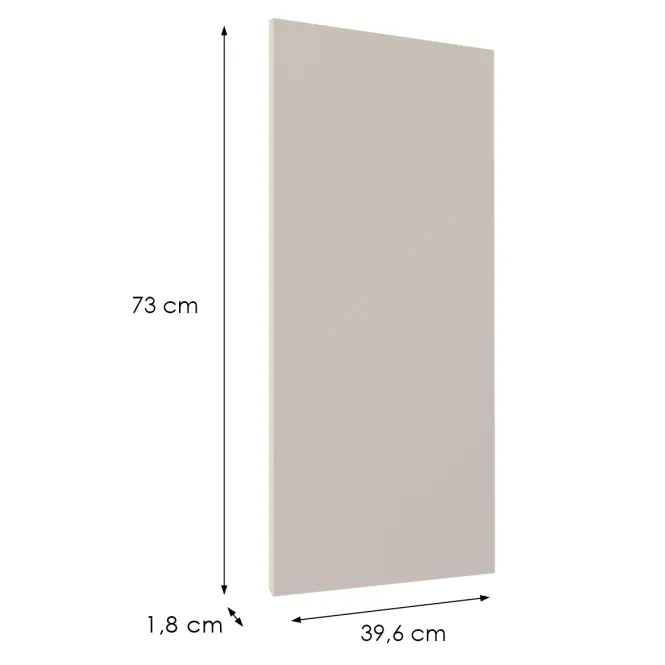 Előlap szekrény Luxeo F08-G40(72) beige,2