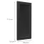 Előlap szekrény Luxeo F15-G40(72) keret black,2