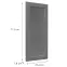 Előlap szekrény Luxeo F15-G40(72) keret dark grey,2