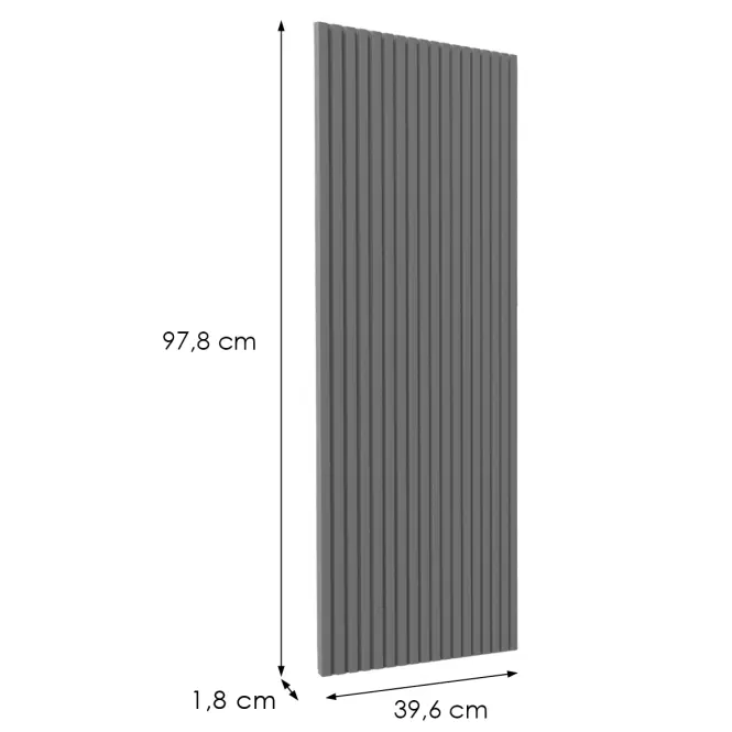 Előlap szekrény Luxeo F14-G40(100) ryfla dark grey