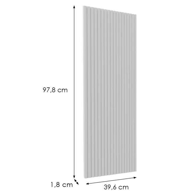 Előlap szekrény Luxeo F14-G40(100) ryfla white