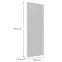 Előlap szekrény Luxeo F14-G40(100) ryfla white,2