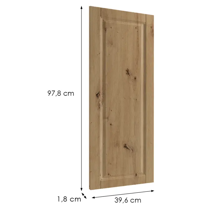 Előlap szekrény Luxeo F13-G40(100) hampton tölgy