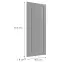 Előlap szekrény Luxeo F13-G40(100) hampton grey,2