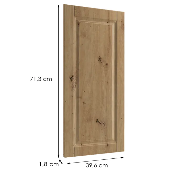 Előlap szekrény Luxeo F13-G40(72) hampton tölgy