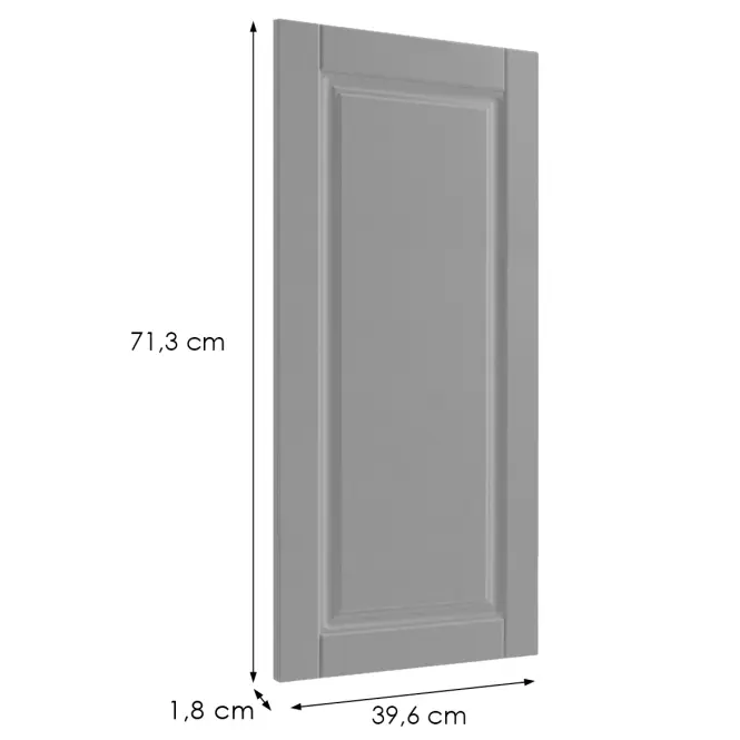 Előlap szekrény Luxeo F13-G40(72) hampton grey,2