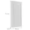Előlap szekrény Luxeo F13-G40(72) hampton white,2