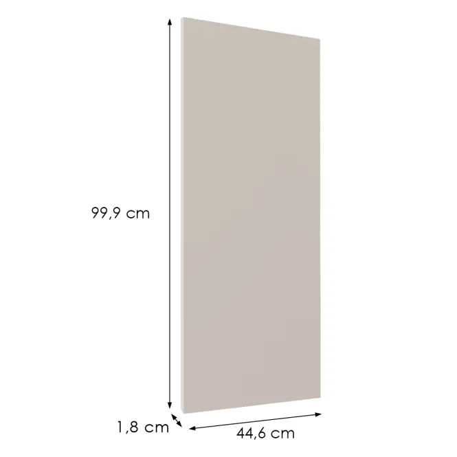 Előlap szekrény Luxeo F08-G45(100) beige,2