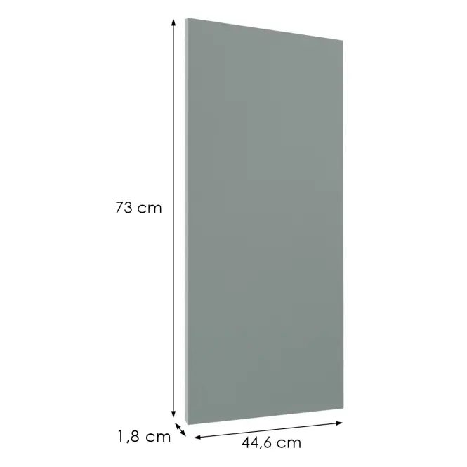 Előlap szekrény Luxeo F08-G45(72) green,2