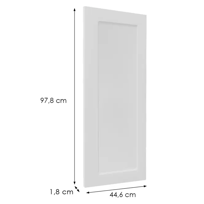 Előlap szekrény Luxeo F15-G45(100) keret white