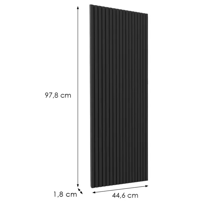 Előlap szekrény Luxeo F14-G45(100) ryfla black