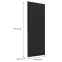 Előlap szekrény Luxeo F14-G45(100) ryfla black,2