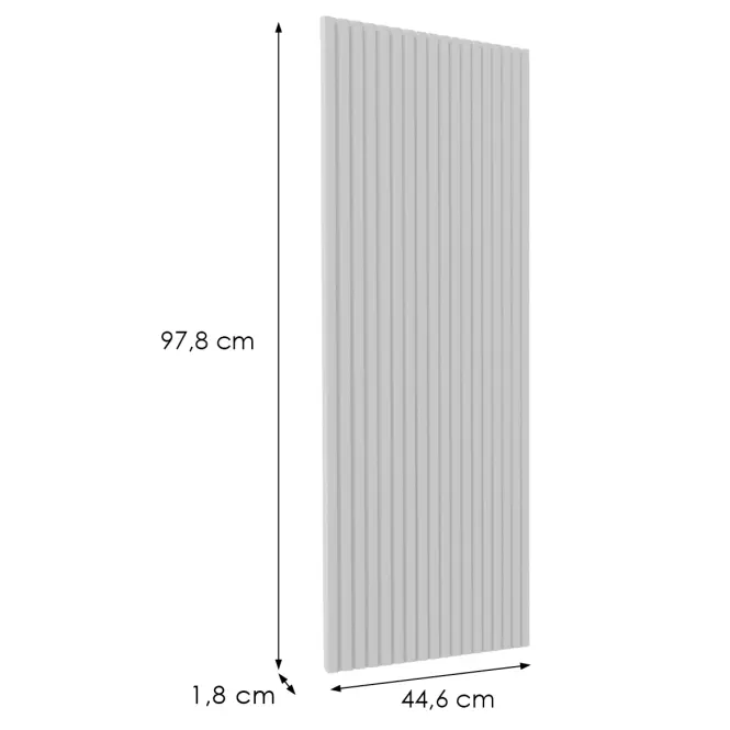 Előlap szekrény Luxeo F14-G45(100) ryfla white,2