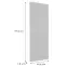 Előlap szekrény Luxeo F14-G45(100) ryfla white,2