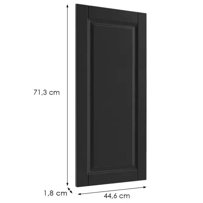 Előlap szekrény Luxeo F13-G45(72) hampton black,2