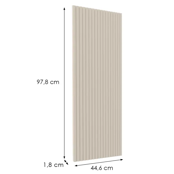 Előlap szekrény Luxeo F14-G45(100) ryfla kasmír,2