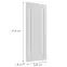 Előlap szekrény Luxeo F13-G45(100) hampton white,2