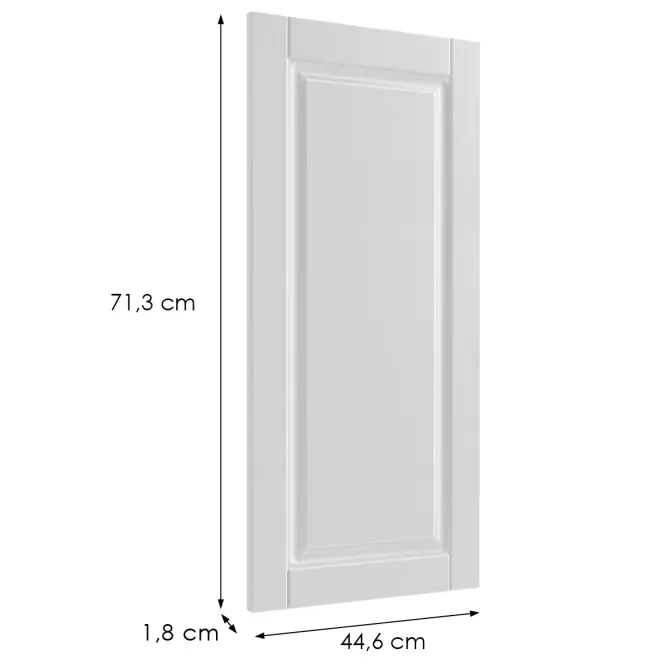 Előlap szekrény Luxeo F13-G45(72) hampton white,2