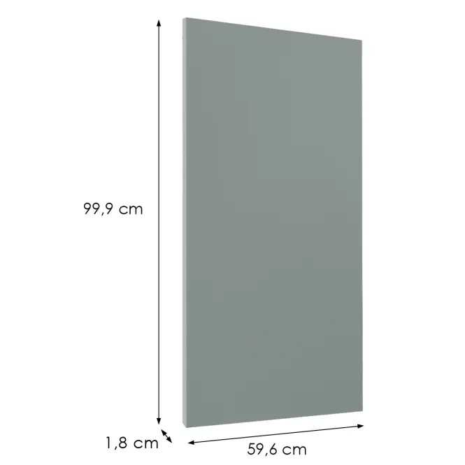Előlap szekrény Luxeo F08-G60(100) green,2