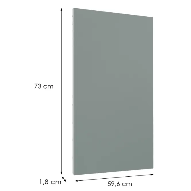 Előlap szekrény Luxeo F08-G60(72) green,2
